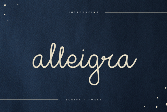 Alleigra: A Handwritten Typeface That Elevates Editorial Design