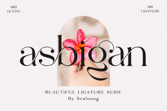 Asbigan: A Serif Font for Timeless Craft Projects