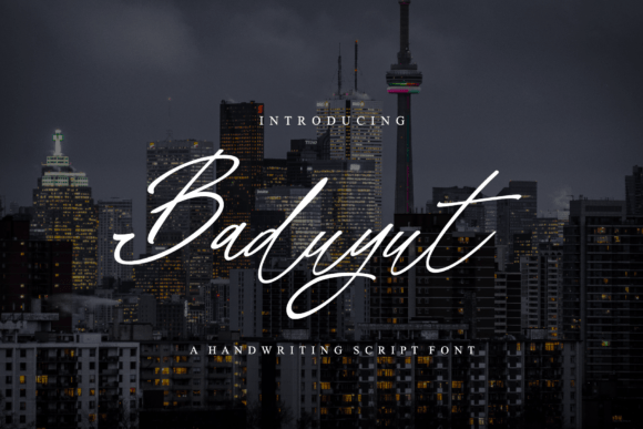 Baduyut: A Handwritten Font for Crafty Creations