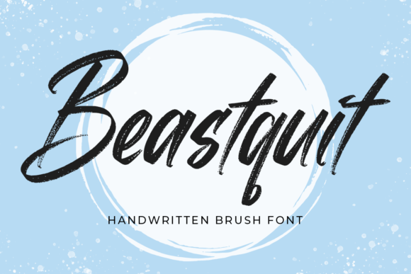 Beastquit Brush: A Modern Script Font for Editorial Design