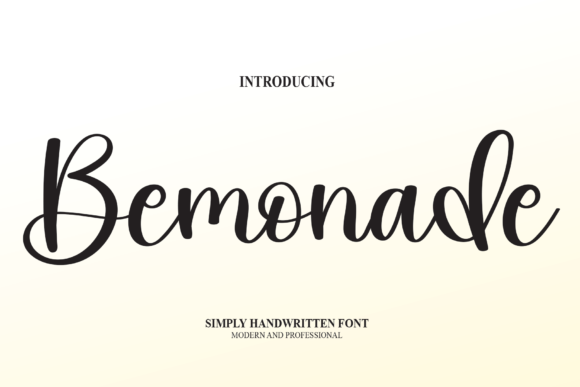 Bemonade Font Review: Elegance in Every Curve