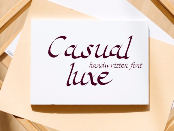 Casual Luxe: A Script Font That Elevates Your Brand