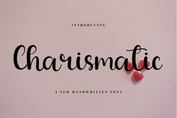 Charismatic Typeface: A Handwritten Font for Editorial Elegance