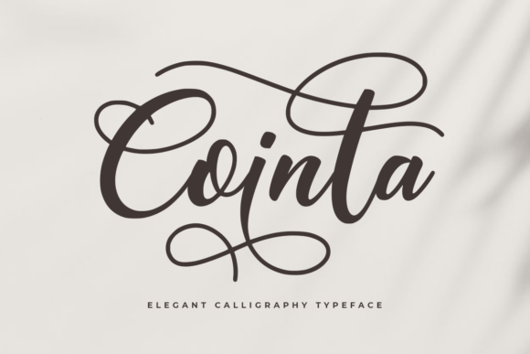 Cointa: A Handwritten Typeface for Editorial Elegance