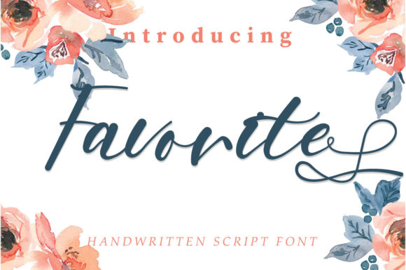 Favorite Font: A Graceful Typeface for Editorial Design