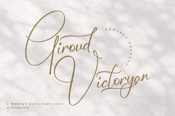 Giroud Victoryan: A Handwritten Typeface for Editorial Elegance