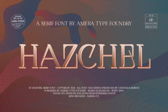 Hazchel: A Serif Font That Elevates Editorial Design
