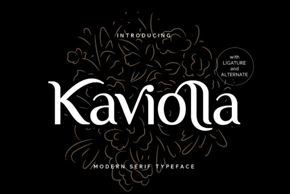 Kaviolla: A Serif Font That Elevates Your Handmade Creations