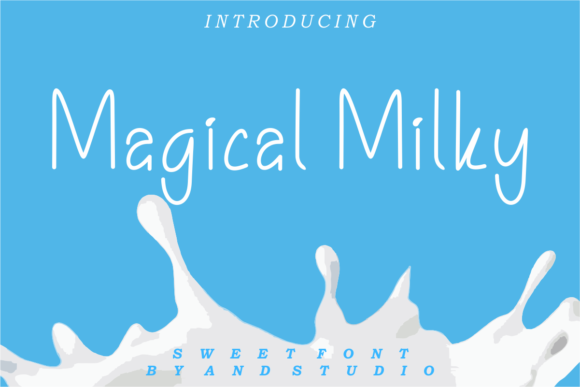 Magical Milky: A Handwritten Typeface for Timeless Editorial Design
