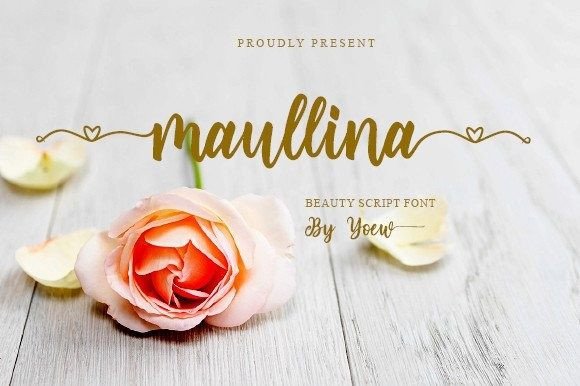 Maullina: A Script Font That Elevates Brand Identity