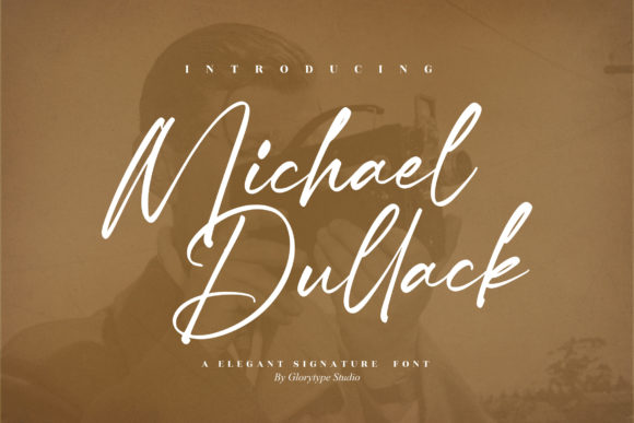 Michael Dullack Font – A Signature Style for Creative Projects