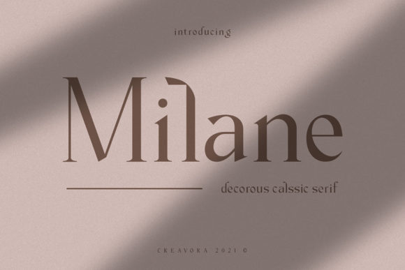 Milane Font: A Timeless Typeface for Craft Projects