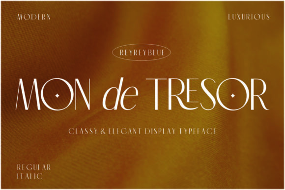 Mon De Tresor Font: A Luxe Touch for Your Handmade Creations