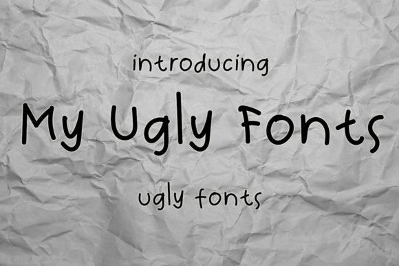 My Ugly Font: A Handwritten Typeface for Memorable Marketing