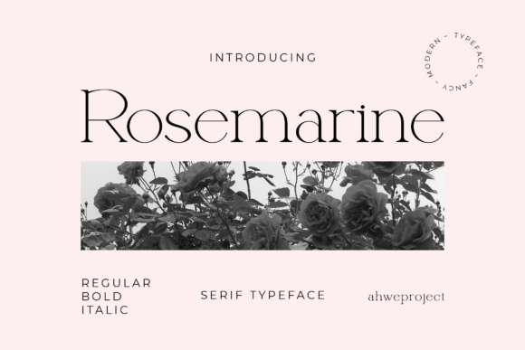 Rosemarine Font: A Versatile Serif Typeface for Marketers and Designers