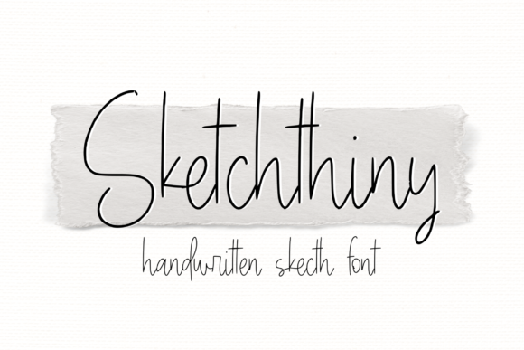 Sketchthiny: A Premium Handwritten Typeface for Memorable Campaigns