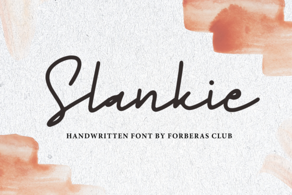 Slankie Font: A Beautiful Typeface for Craft Creators