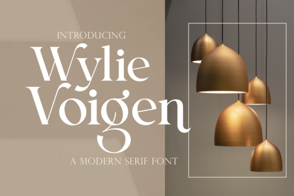 Wylie Voigen: A Serif Font for Beautiful, Commercial Craft Projects
